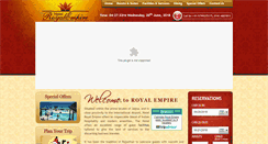 Desktop Screenshot of hotelroyalempire.com